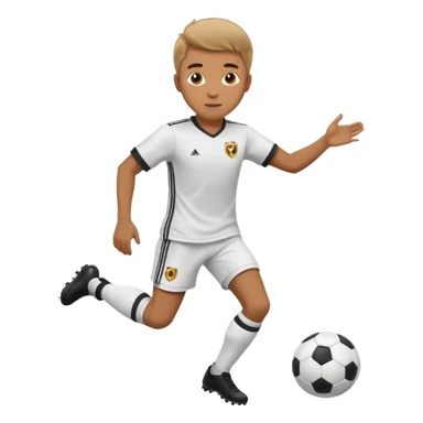 hombre jugando futbol sticker
