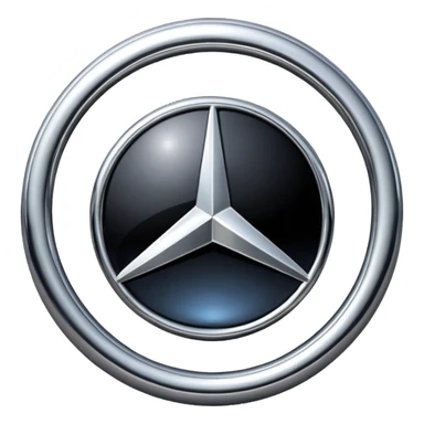 Mercedes benz logo sticker