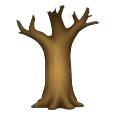 Arbre avec des os sticker