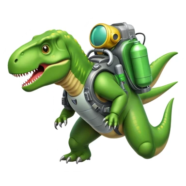 TREX WITH A JAT  sticker