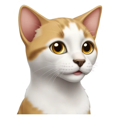 kedi ile köpek yatakta sticker