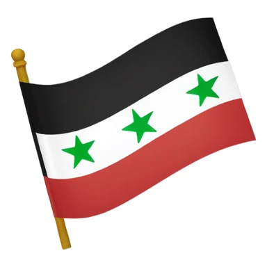 Independent Syria flag sticker