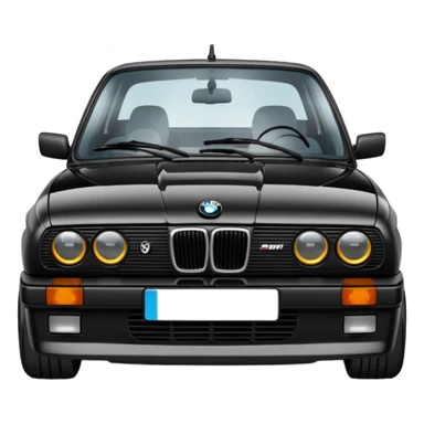 BMW E30 best view sticker
