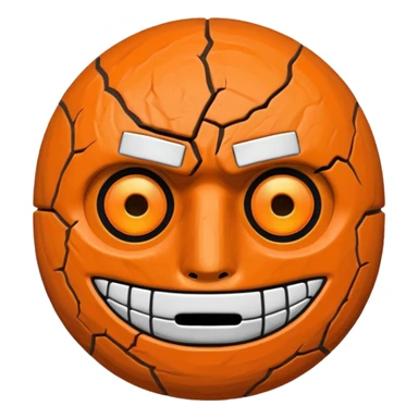 Anime emoji of Obito mask sticker