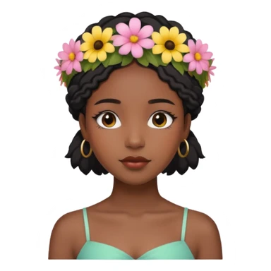 Black girl aesthetic sticker
