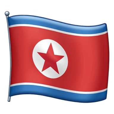 North Korea Flag sticker
