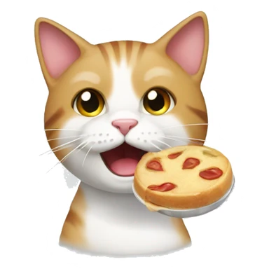 A raly hungry cat sticker