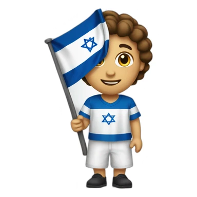 Today with Israel flag sticker