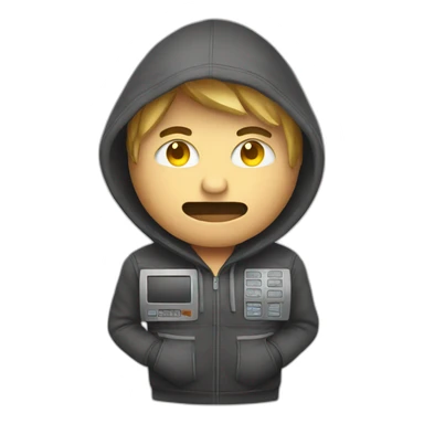 Hacker hacked atm sticker