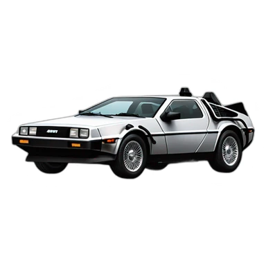 delorean dmc 12 sticker