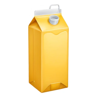yellow milk carton sticker