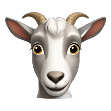 Goat in pj sticker