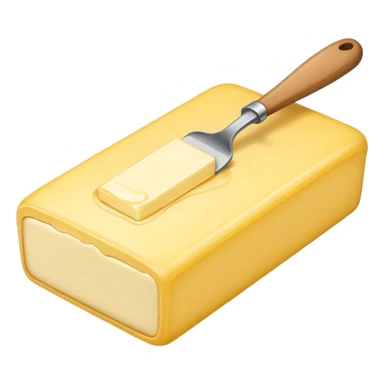 Create an image which says butter  sticker