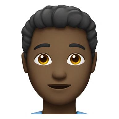 person that has no facial features and is one color sticker