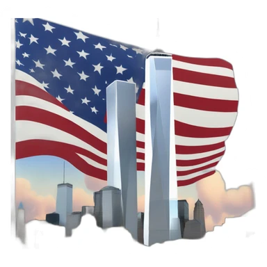 world trade center during september 11 2001 sticker