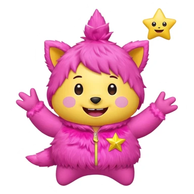 Pinkfong from pinkfong wonder star sticker