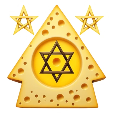 cheese witchcraft occult pentagram sticker