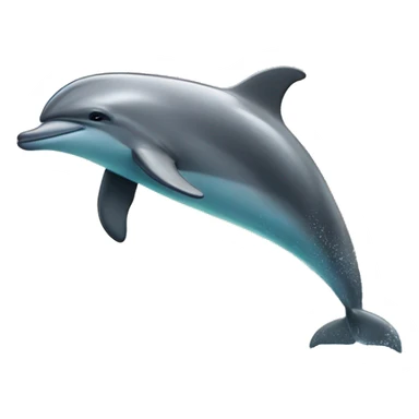 Dolphing jumping out of the ocean sticker