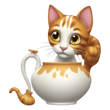 Ariel being a bad kitty sticker