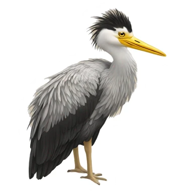 Jolie Autruche la tête dans le sable sticker