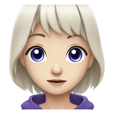 cross anime eyes  sticker