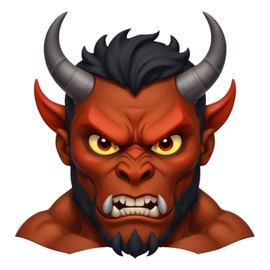 black demon  sticker