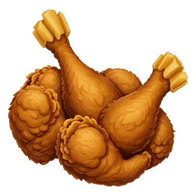 fried chicken sticker