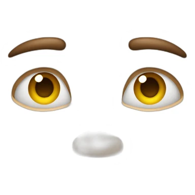 Smart looking face sticker