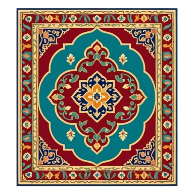 oriental carpet sticker