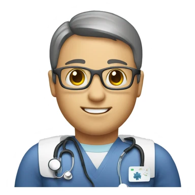 ai healthcare chat sticker