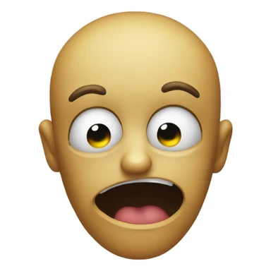 A traumatised smiley sticker