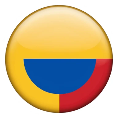 Bandera de colombia circular sticker