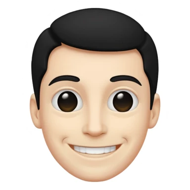 gil be white and be wering black sticker