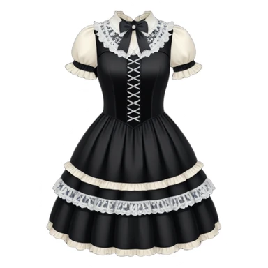 Gothic edgy dress Lolita apparel clothing  sticker