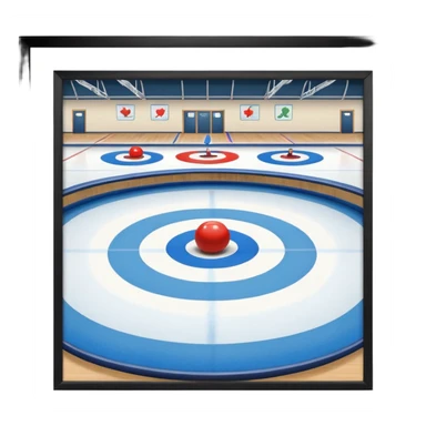 curling rink sticker