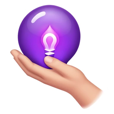 misterious purple item in hand, just hand sticker