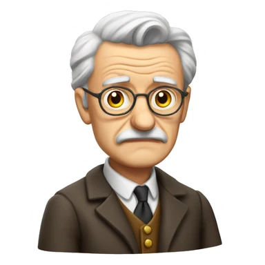 Old grumpy German teacher  sticker