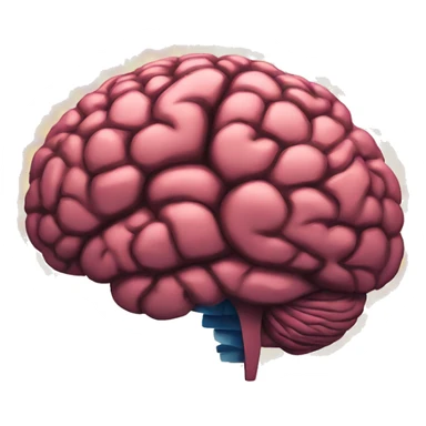 a brain with an explosion above the brain sticker