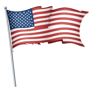 upside down American flag, distress signal sticker