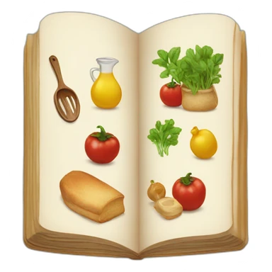 recipe book sticker