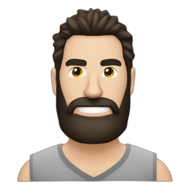 Dan Bilzerian with short haicut sticker