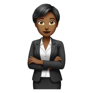 business lady sticker