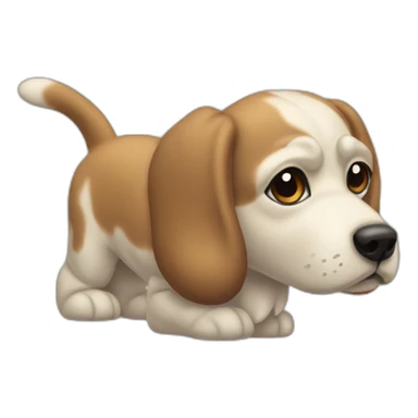 Chien qui rit sticker