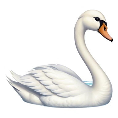 Swan emoji a plus sign emoji and a water wave emoji sticker