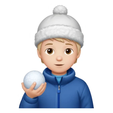 little boy with snowball











 sticker