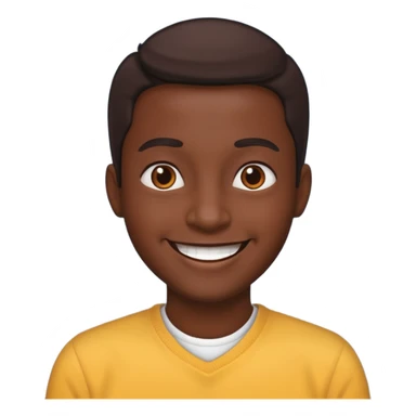 really dark black person sticker