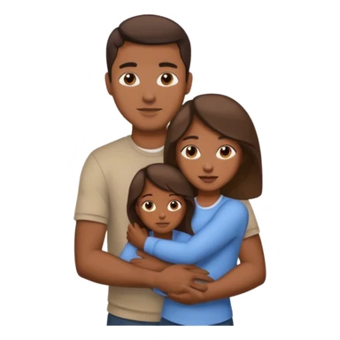 A man carrying girl in his arms  sticker