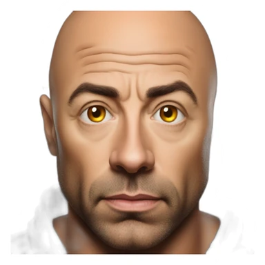 joe rogan shooting lasers from his eyes sticker