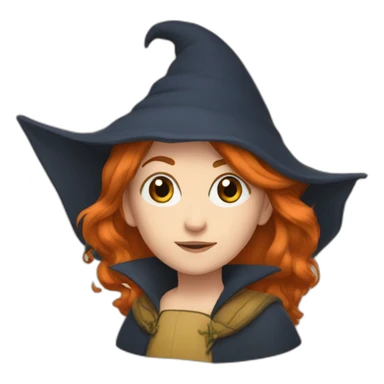 rousse et chauve sticker