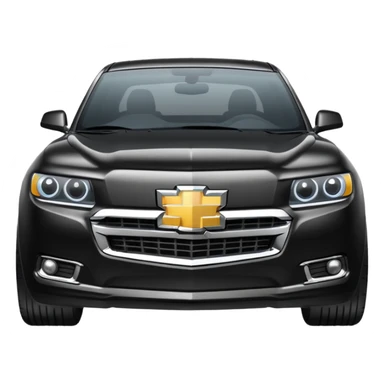 Chevrolet logo black instead of gold sticker